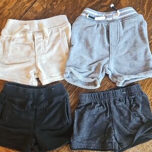 Garanimals Kids Shorts Set - Black, Gray, Cream